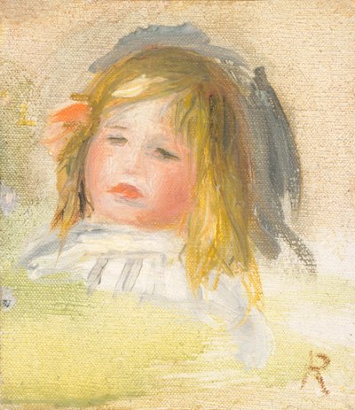 Dziecko o blond włosach autorstwa Auguste Renoir