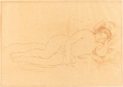 Kobiecy nago leżący (Femme nue couchee) autorstwa Auguste Renoir