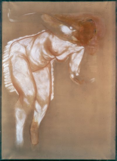 Studium siedzącego aktu autorstwa Auguste Renoir