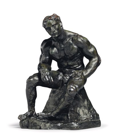 sportowiec amerykański; Sportowiec Amerykain, 1901; C. 1927-1935 autorstwa Auguste Rodin