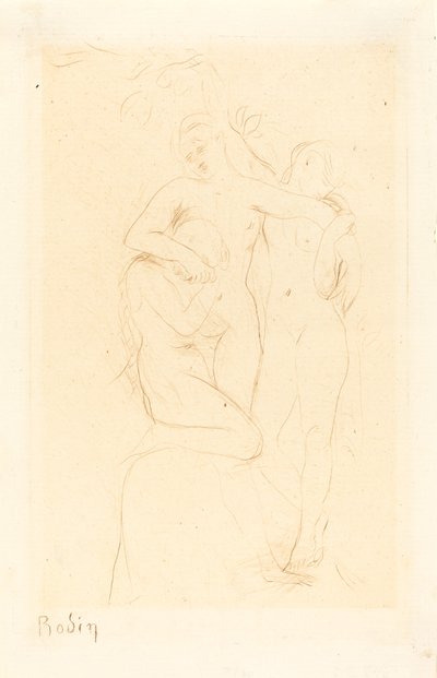 Dusze w czyśćcu, 1893. autorstwa Auguste Rodin