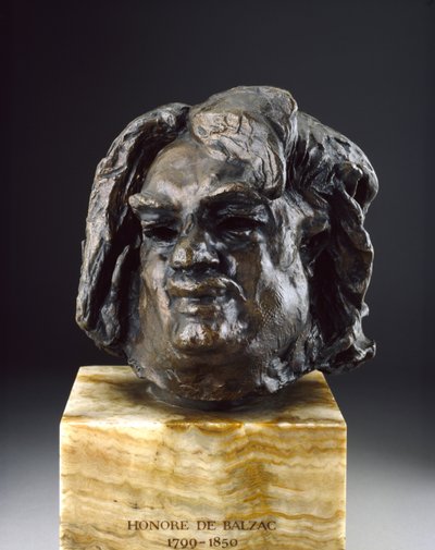 Balzac, Głowa przed Ostatnim Studium (brąz) autorstwa Auguste Rodin