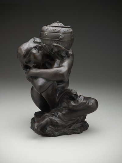 Upadła Kariatyda niosąca urnę autorstwa Auguste Rodin