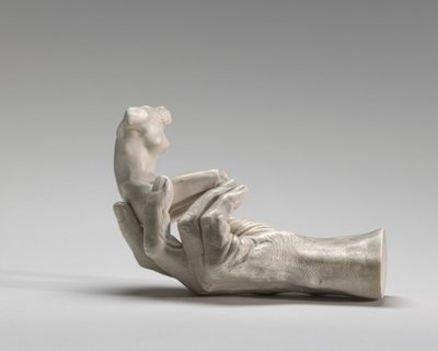 Ręka Rodina z kobiecą figurą, 1917. autorstwa Auguste Rodin