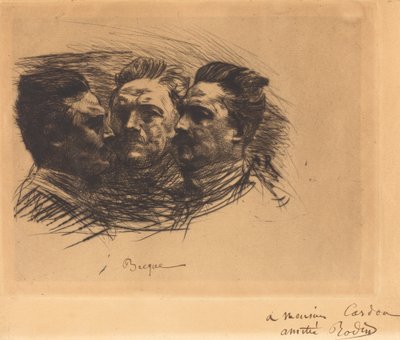 Henry Becque autorstwa Auguste Rodin