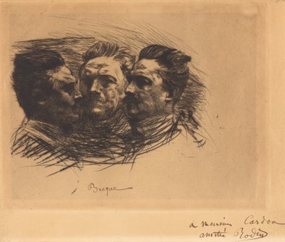 Henri Becque autorstwa Auguste Rodin