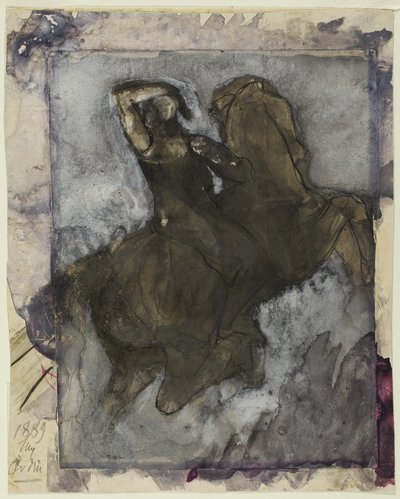 Jeździec, 1889 autorstwa Auguste Rodin