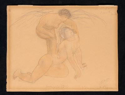 Kupidyn i Psyche, ok. 1900 autorstwa Auguste Rodin