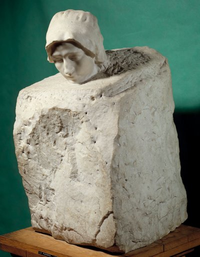 Rzeźba myśli autorstwa Auguste Rodina (1840-1917) 1886-1889 Paryż, Muzeum Rodina autorstwa Auguste Rodin