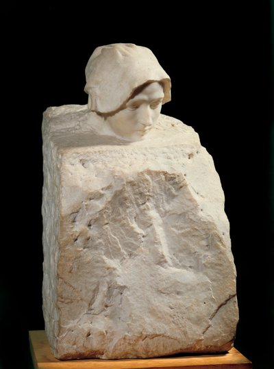 Rzeźba myśli autorstwa Auguste Rodina (1840-1917) 1886-1889 Paryż, Muzeum Rodina autorstwa Auguste Rodin