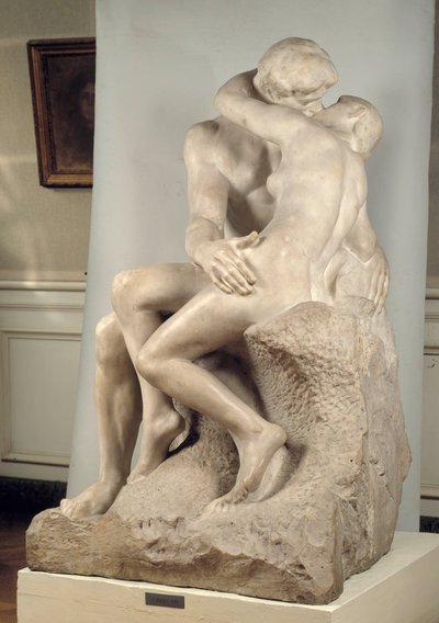 Pocałunek Marmurowa rzeźba Auguste Rodina (1840-1917) autorstwa Auguste Rodin