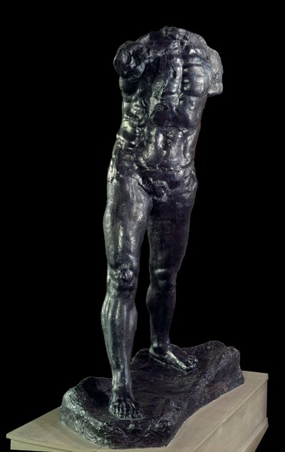 Rzeźba z brązu The Walking Man autorstwa Auguste Rodina (1840-1917) 1905 Paryż, Musee Rodin. autorstwa Auguste Rodin