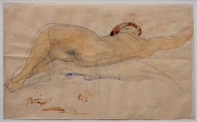 Leżąca kobieta nago autorstwa Auguste Rodin