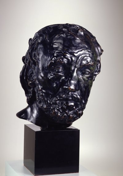 Mężczyzna ze złamanym nosem, przed 1864 r. autorstwa Auguste Rodin