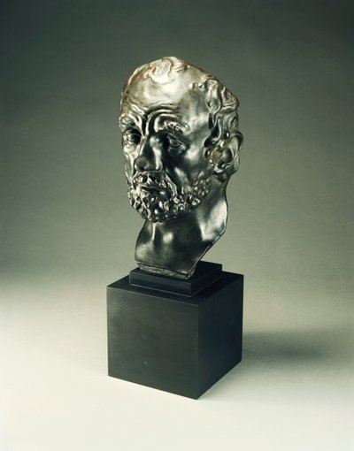 Człowiek ze złamanym nosem; Człowiek ze złamanym nosem, 1864 autorstwa Auguste Rodin
