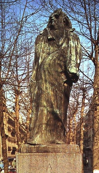 Pomnik Honore de Balzac (1799-1850) (brąz) autorstwa Auguste Rodin