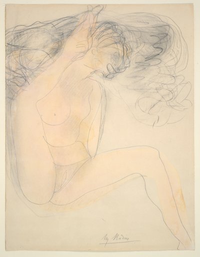 Nude - pięta na uchu autorstwa Auguste Rodin