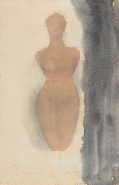 Pochodzenie greckiej wazy, 1900-1910. autorstwa Auguste Rodin