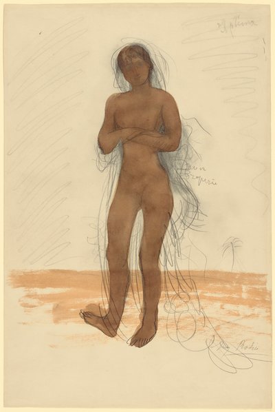 Sfinks, ok. 1898-1900 autorstwa Auguste Rodin