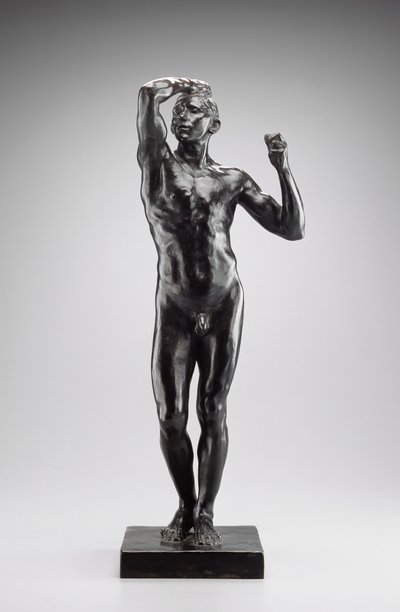 Wiek brązu, po 1877 (brąz) autorstwa Auguste Rodin