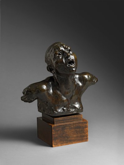 Krzyk, Le Cri, przed 1886 r. autorstwa Auguste Rodin