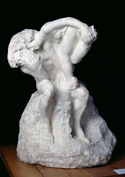 Rzeźbiarz i jego muza, 1895 autorstwa Auguste Rodin