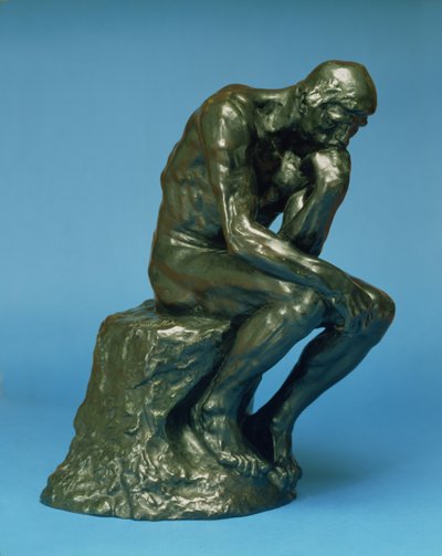 Myśliciel, 1880 (brąz) (patrz także 158431) autorstwa Auguste Rodin