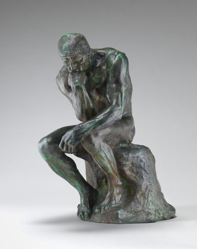 Myśliciel Myśliciel, model 1880, odlew 1901. autorstwa Auguste Rodin