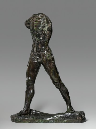 The Walking Man, model 18771900, odlany przed 1917 rokiem. autorstwa Auguste Rodin