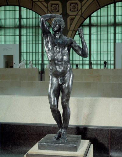 Rzeźba z brązu z epoki brązu autorstwa Auguste Rodina (1840-1917) wym. 178 x 59 x 61,5 cm. Po 1877 r. Musee d
