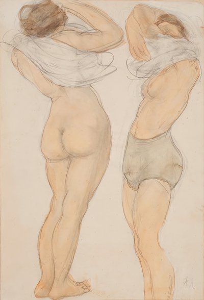 Dwie figury, b.d. autorstwa Auguste Rodin