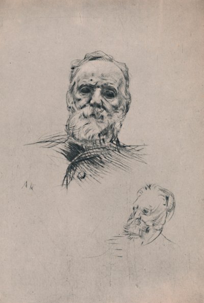 Wiktor Hugo, ok. 1884, 1946. autorstwa Auguste Rodin