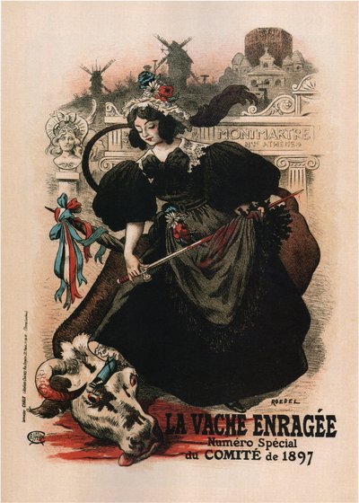 Wściekłość La Vache autorstwa Auguste Roedel