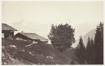Savoie 47, Le Buet i Skały Fis autorstwa Auguste Rosalie Bisson