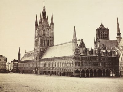 Ypres, Belgia, ok. 1855-1862. autorstwa Auguste Rosalie Bisson