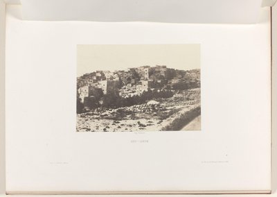 Widok Betlejem Beit Lehem (tytuł na obiekcie) autorstwa Auguste Salzmann