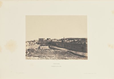 Jerozolima. Twierdza Syjon autorstwa Auguste Salzmann