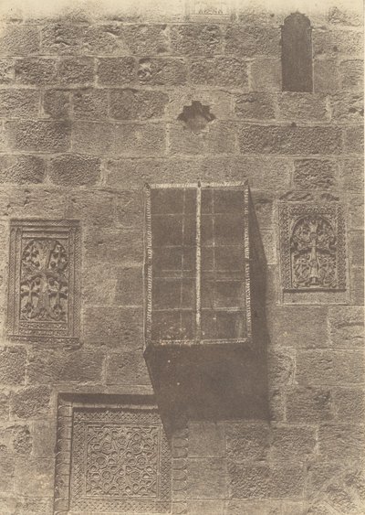 Jerozolima. Ormiański klasztor. Ornamenty autorstwa Auguste Salzmann