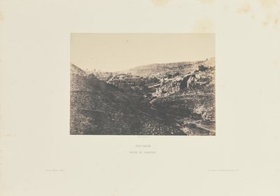 Jerozolima. Dolina Jozafata autorstwa Auguste Salzmann
