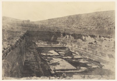 Jerozolima. Baseny Salomona. Szczegóły autorstwa Auguste Salzmann