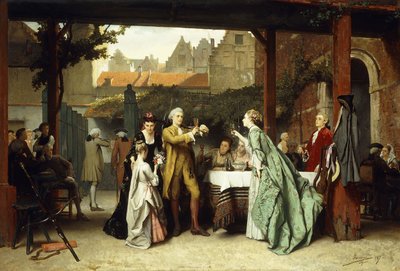 Toast za zwycięzcę, 1870 autorstwa Auguste Serrure