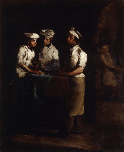 Trzej kucharze; Trzej kucharze, autorstwa Auguste Theodule Ribot