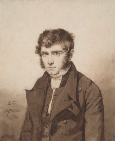 Bez tytułu (Portret artysty autorstwa Auguste Xavier Leprince