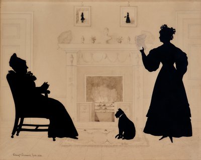 Sylwetki autorstwa Augustin Amant Constant Fidele Edouart