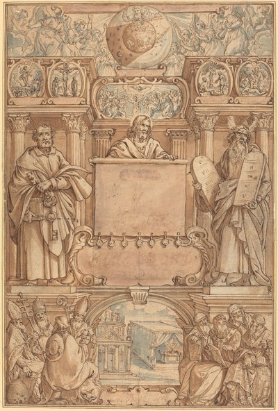 Strona tytułowa Biblii autorstwa Augustin Braun