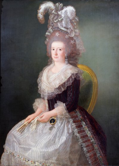 Portret markizy de San Andres, ok. 1785 (olej na płótnie) autorstwa Augustin Esteve