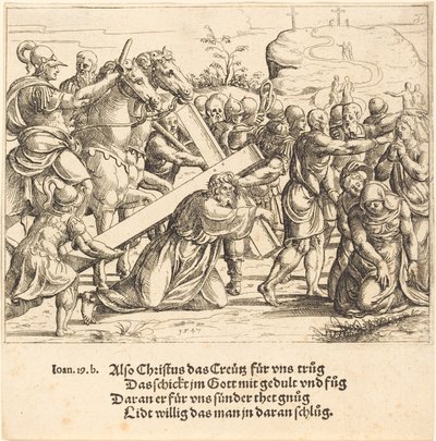 Chrystus niosący krzyż autorstwa Augustin Hirschvogel