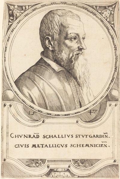 Konrada Schalla, 1547. autorstwa Augustin Hirschvogel
