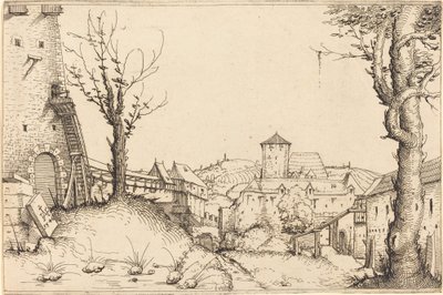 Dziedziniec Zamku, 1546. autorstwa Augustin Hirschvogel