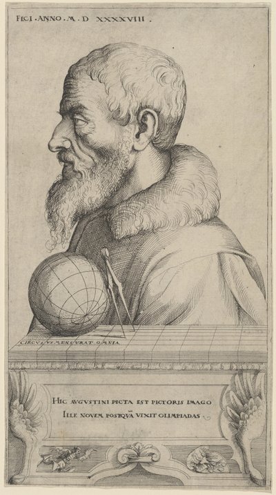 Autoportret autorstwa Augustin Hirschvogel